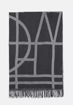 Шарф SCARF GEOMETRIC Lindex, черный