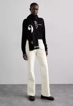 Шарф SCARF MOSCHINO, черный