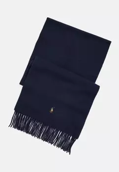Шарф SCARF OBLONG UNISEX Polo Ralph Lauren, темно-синий