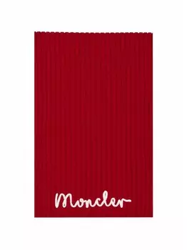 Шарф Sciarpa Tricot Moncler, красный