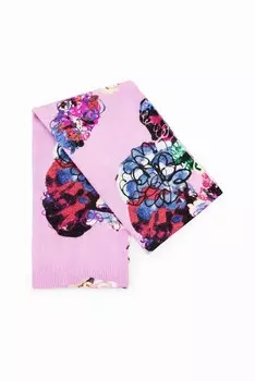 Шарф SCRIBBLE LACROIX Desigual, розовый