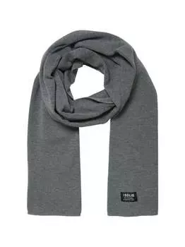 Шарф сдирвон Solid, серый