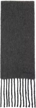 Шарф серый астровый однотонный Holzweiler, темно-серый
