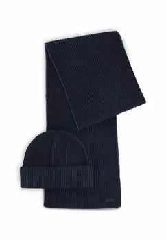 Шарф SET BOSS, темно-синий