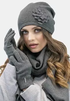 Шарф SET Vivisence, темно-серый