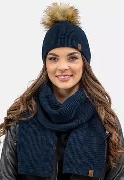 Шарф SET Vivisence, темно-синий