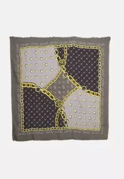 Шарф ШАРФ ECS MAXI CHAIN 120X120 LIU JO, черный