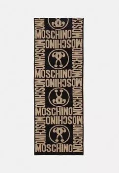 Шарф ШАРФ MOSCHINO, бежевый