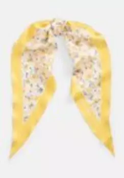 Шарф шелковый MAIA FLORAL SCARF SQUARE Ralph Lauren, желтый