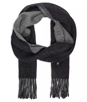 Шарф шерстяной Polo Ralph Lauren, черный / серый