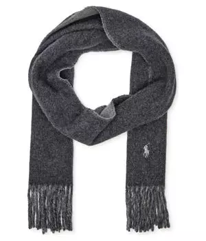 Шарф шерстяной Polo Ralph Lauren, серый