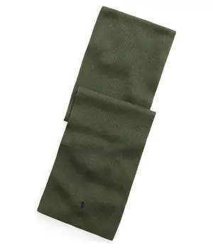 Шарф шерстяной Polo Ralph Lauren, зеленый