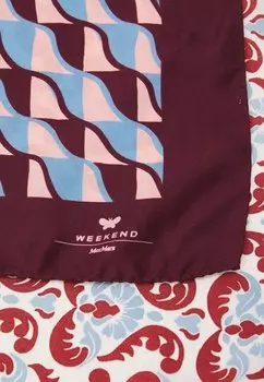 Шарф SIAM WEEKEND MaxMara, Бургундия