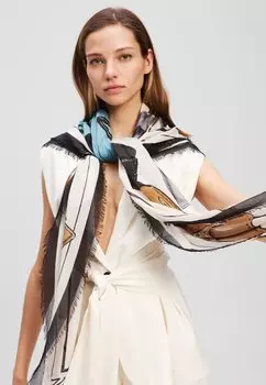 Шарф SIGNATURE BAGS SCARF KARL LAGERFELD, мультиколор
