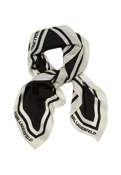 Шарф SIGNATURE KARL LAGERFELD, черный