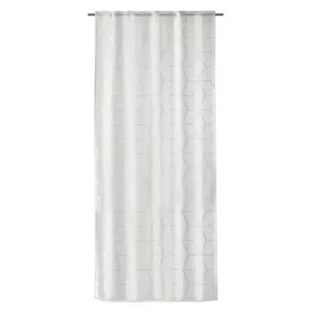 Шарф со скрытыми петлями - 140 x 245 см - белый - коричневый - полиэстер Lonczyk GmbH