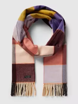 Шарф со сплошным узором Fraas, фиолетовый