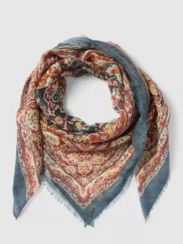 Шарф со сплошным узором Fraas, розовый