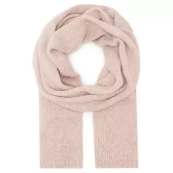 Шарф-Соль с добавлением шерсти Marella, розовый