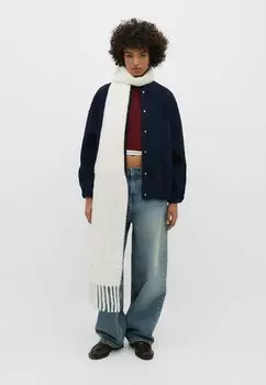 Шарф SOLID Stradivarius, цвет beige