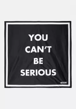 Шарф SQUARE MOSCHINO, серый