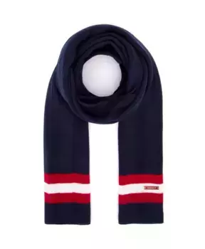 Шарф стильный и изысканный аксессуар Bally, синий
