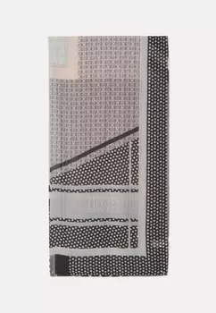 Шарф Stola Geometric Log 90X180 LIU JO, черный