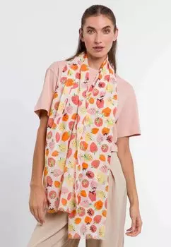 Шарф STRAWBERRY FRAAS, белый