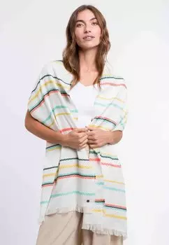 Шарф STRIPES FRAAS, бирюзовый