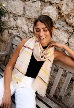 Шарф STRIPES FRAAS, желтый