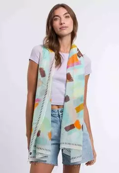 Шарф STRIPES STOLA FRAAS, зеленый