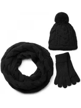 Шарф styleBREAKER, черный