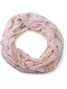 Шарф styleBREAKER, цвет apricot/grau