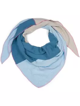 Шарф styleBREAKER, цвет blau/hellblau/hellgrau