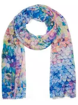 Шарф styleBREAKER, цвет blau/rosa