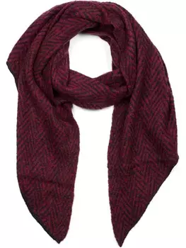Шарф styleBREAKER, цвет bordeaux/rot/schwarz
