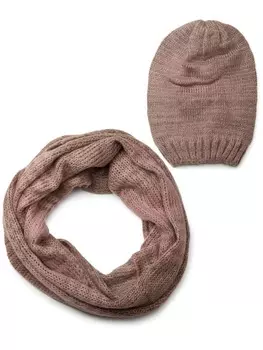 Шарф styleBREAKER, цвет braun/altrose