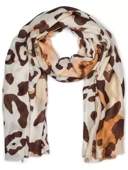 Шарф styleBREAKER, цвет braun/beige