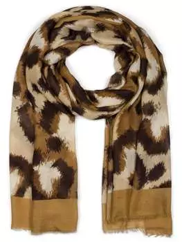 Шарф styleBREAKER, цвет braun/beige