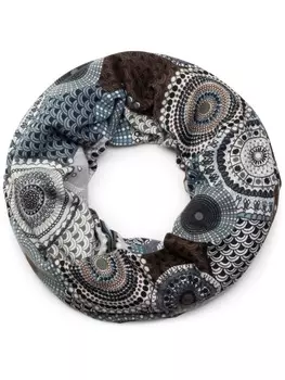 Шарф styleBREAKER, цвет braun/blau/wei