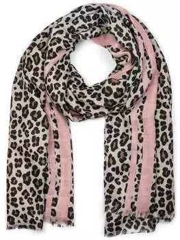 Шарф styleBREAKER, цвет braun/rosa