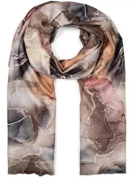 Шарф styleBREAKER, цвет braun/rose