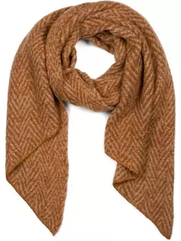 Шарф styleBREAKER, цвет cognac/beige
