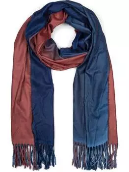 Шарф styleBREAKER, цвет cognac/dunkelblau
