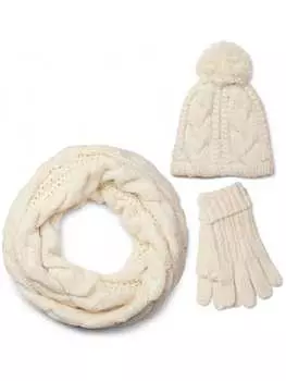 Шарф styleBREAKER, цвет creme/beige