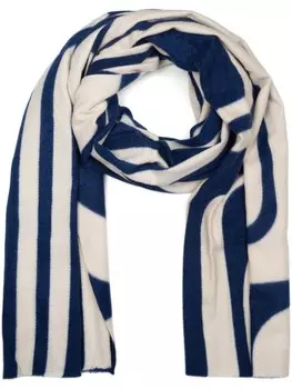 Шарф styleBREAKER, цвет creme-dunkelblau