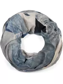 Шарф styleBREAKER, цвет dunkelblau/blau