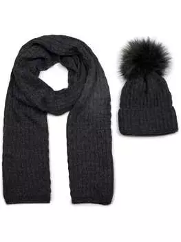 Шарф styleBREAKER, цвет dunkelgrau meliert