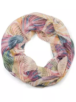 Шарф styleBREAKER, цвет gelb/rose