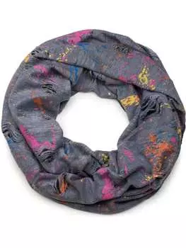 Шарф styleBREAKER, цвет grau/blau